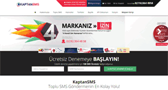 Desktop Screenshot of kaptansms.com