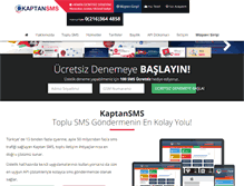 Tablet Screenshot of kaptansms.com